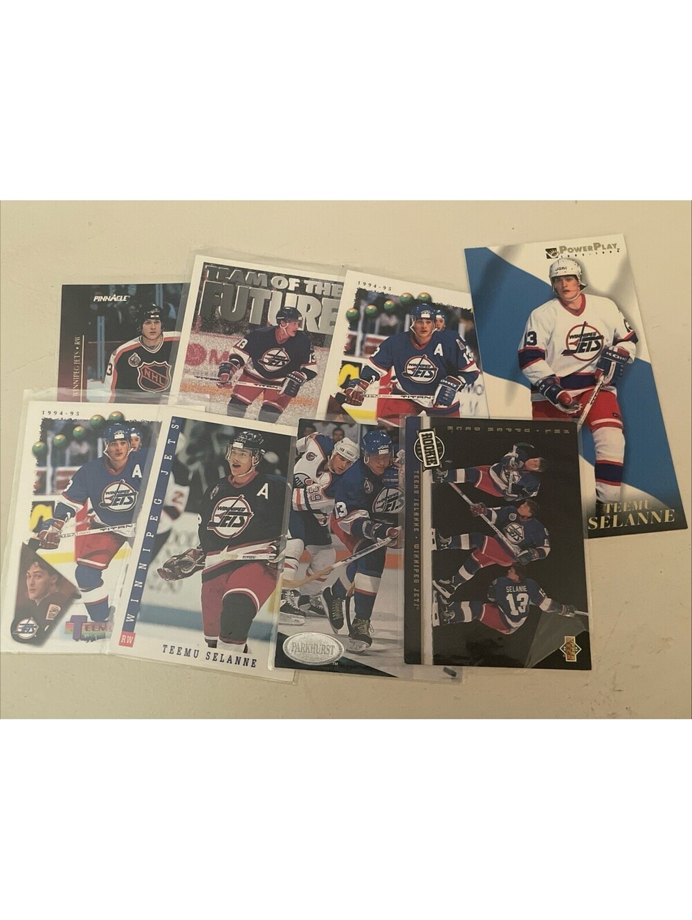 Teemu Selanne Vintage Hockey Card Lot NHL